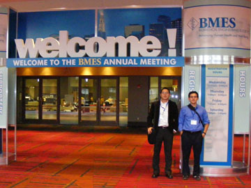 Hideaki and Carlos at BMES 2011 Annual Meeting.