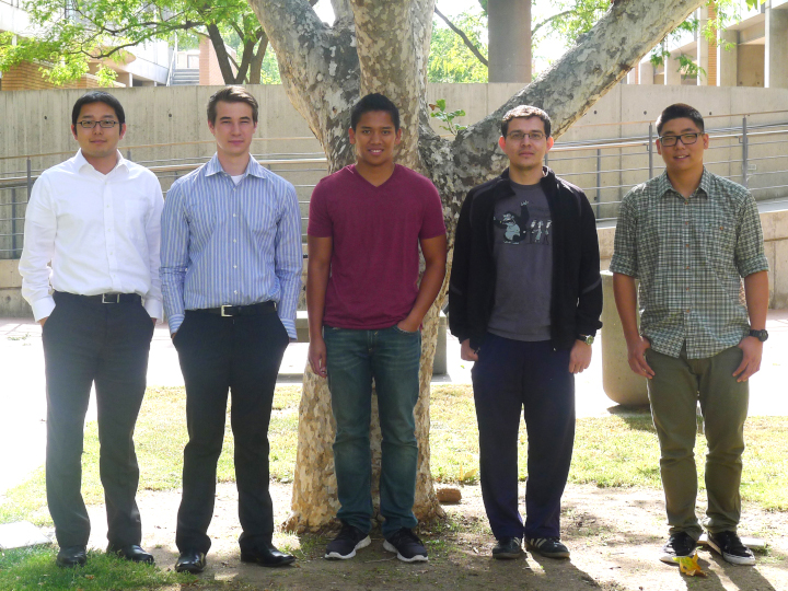 Hideaki, Chad, Daniel, Carlos and John